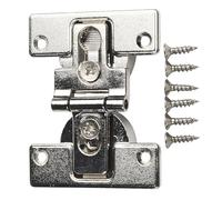 Bisagra oculta para puerta de armario, bisagra plegable autoportante de 180 grados para muebles, armario, zapatero, plata, diámetro de copa de 35 mm, se adapta a puertas de 14 a 25 mm de grosor, 1