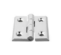 Bisagra oculta para puerta de gabinete superpuesta 1 Pieza De Herraje Bisagra Acero Inoxidable Desmontable For Muebles(50X50MM)