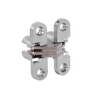 Bisagra Ocultada Aleación Invisible Bisagra Ocultada de Puerta Plegable Bisagras Para Puerta Plegable Muebles[43.7mm]