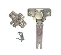 Bisagra para puerta de cocina universal FERRARI con apertura 110° Slide-On con base + tornillos para madera - Distancia entre ejes 48 mm - Ø 35 mm (2)