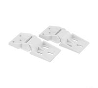 Bisagra para puerta de congelador Haier 2 unidades, plástico, 3 agujeros | Plástico resistente, diseño de 3 agujeros, se adapta a congeladores más pequeños, movimiento suave de la puerta