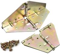 Bisagra para Puerta de Ducha, Bisagra de puerta, bisagra de resorte cruzado for mesa de comedor plegable, bisagra for muebles con solapa de escritorio(Small)