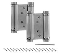 Bisagra para puerta oscilante de acero inoxidable, 68 mm, bisagra para salón, cafetería, bar