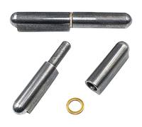 Bisagra para Soldar de Puerta de 2 Alas con Arandelas para Bisagras de Puertas para Puertas Hierro, Bisagras Porton, Puerta Armario, Garajes