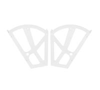 Bisagra para Zapatero, Accesorio Desplegable para Zapatero, Bisagras para Marco de Zapatero Piezas de Muebles Herrajes, Plástico, Zapatero, Estantería Y Reemplazo de Gabinete(Blanco)