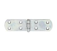 Bisagra perforada (An x Al: 156 x 35 mm, Espesor: 2 mm, Zincado)