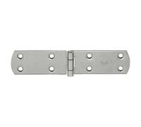 Bisagra perforada (An x Al: 200 x 35 mm, Espesor: 2 mm, Acero inoxidable)