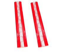 Bisagra Piano Bisagra de piano continua 300 mm plástico transparente acrílico bisagra de acrílico de 12 pulgadas (autoadhesivo) 2pcs para caja transparente bricolaje, soporte exhibición, etc