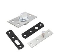 Bisagra pivotante 1 Juego de bisagras pivote puerta pesada, rotación 360 ° + invisibles posicionamiento, montaje hacia arriba y abajo, carga del eje la resorte piso(Color 2)