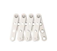 Bisagra pivotante Bisagras de pivote puerta acero inoxidable, bisagra gabinete rotación 360 °, bisagras eje ventana oculta, accesorios Hardware for muebles(4PCS)