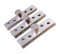 Bisagra pivotante de acero inoxidable, bisagras giratorias de 360 grados que ocultan el eje hacia arriba y hacia abajo, ubicación resistente for muebles, 1/4 Uds.(2PCS)