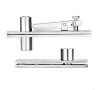 Bisagra pivotante de acero inoxidable para proyectos de puerta de madera con rotación de 180 grados y suavidad operativa consistente (recto+pestillo de cuenta)