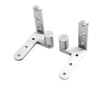Bisagra pivotante de suelo de acero inoxidable gruesa diseñada para puertas de madera pesadas, con un diseño invisible y soporte fiable para puertas giratorias (plata 5 mm)
