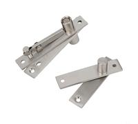 Bisagra pivotante giratoria de 360 grados, herrajes ocultos de acero inoxidable resistente para puertas secretas, juego superior e inferior ajustable montado en el piso