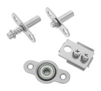 Bisagra Pivotante Oculta Ajustable para Puerta Plegable de Acero Inoxidable | Herraje Oculto, Cierre Silencioso y Soporte Robusto, Instalación Accesorios, para Despensa y Dormitorio