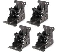 Bisagra Plegable Autoblocante 4 soportes plegables con bisagra de bloqueo, extensión, autobloqueo tornillos for patas mesa y cama