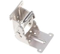 Bisagra Plegable autoblocante de 2 Piezas de 0-90-180 Grados for Patas de Mesa y Muebles para Patas Plegable(Silver)
