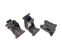 Bisagra Plegable con Bloqueo Bisagra plegable autoblocante de 180/90/0 grados for patas mesa, extensión silla, plegables, bisagra, herrajes for muebles, conector(Black 1Pcs)