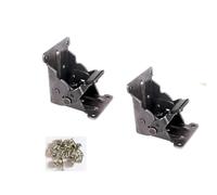 Bisagra plegable con cierre Bisagras plegables de 90 grados con autobloqueo, gruesas y en ángulo recto, for mesa centro, taburete, 2 o 4 unidades(2Pcs With Screws)