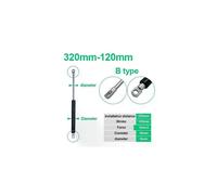 Bisagra plegable con resorte de gas de varilla de 18*8 (50 N) Fuerza de elevación de 50 N a 500 N /