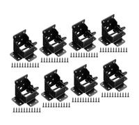 Bisagra plegable de 4/8 piezas, 2,2" de altura, con marco autoblocante de metal, soporte de extensión for estante con tornillos for patas de mesa. Para Patas De Silla(8 Pcs)