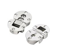 Bisagra plegable de aleación de zinc, ajustable a 180 grados, empotrada, for encimera, bandeja, bisagras for puertas de gabinete. Bisagra plegable(L)