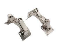 Bisagra plegable de gran ángulo de 165 grados for puerta de gabinete, tubo de humo de avión, cinco piezas de hardware(135 degree hinge (hydraulic))