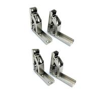 Bisagra Plegable De Resorte De 90 Grados, Hardware De Bisagra De Puente Sin Agujeros For Muebles De Silla De Escritorio, 1/2/4 Uds.