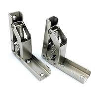 Bisagra Plegable De Resorte De 90 Grados, Hardware De Bisagra De Puente Sin Agujeros For Muebles De Silla De Escritorio, 1/2/4 Uds.