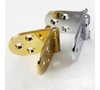 Bisagra plegable empotrada, aleación de zinc autoportante para puerta de armario y mesa, accesorios de instalación integrados de 80 x 30 mm