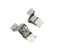 Bisagra plegable oculta engrosada de acero inoxidable 304, 1 unidad(304 SS-Large)