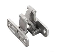 Bisagra resistente de acero inoxidable 304 ajustable para soportar hasta 400 kg, diseño de montaje invisible para puertas gruesas, puertas cortafuegos, aplicaciones de pozos de tubos (S)