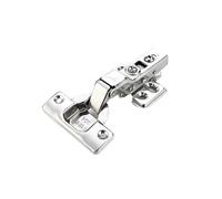 Bisagra Serie C de acero inoxidable, bisagras hidráulicas for puerta, amortiguador, Cierre Suave for armario, herrajes for muebles cocina, 4 Uds(Half Overlay)