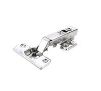 Bisagra Serie C de acero inoxidable, bisagras hidráulicas for puerta, amortiguador, Cierre Suave for armario, herrajes for muebles cocina, 4 Uds(Full Overlay)