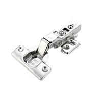 Bisagra Serie C, puerta de acero inoxidable, bisagras hidráulicas, amortiguador, Cierre Suave for armario, herrajes for muebles(Half Overlay)
