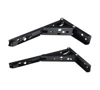 Bisagra triangular plegable de metal resistente for estantes plegables (DIY), accesorios for bancos de trabajo y muebles.(12inch)