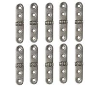 Bisagra universal de bordes redondos, mecanismo de cierre silencioso, herrajes de hierro de tipo pesado para muebles plegables, puertas, armarios, durabilidad, bisagras de mesa plegables