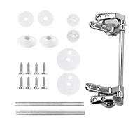 Bisagra Universal for asiento de inodoro, reemplazo aleación Zinc, cubierta al ras, conector montaje, bisagra for tapa, accesorios baño Para Bisagras Asiento WC