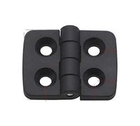 Bisagras A Tope 10 Uds Bisagras Pequeñas Negro Mini Rodamiento De Puerta De Plástico Cajón De Armario A Tope Caja De Joyería Bisagra Abs Para Herrajes Para Muebles-40X30