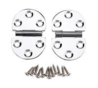 Bisagras abatibles de 180 grados, herrajes plegables de cobre sólido para mesa de máquina de coser, escritorio y muebles plegables, 2 uds.