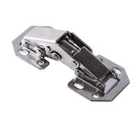 Bisagras Armario 4/10 Uds bisagra de gabinete 90 grados 3/4 pulgadas sin agujero de perforación puerta de armario bisagras hidráulicas Cierre con tornillos herrajes for muebles(4pcs)