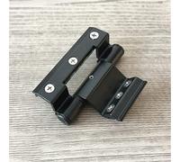 Bisagras Bisagra Puente Ventana Bisagra de tres alas 20 Ranura Ventana abatible Bisagra Ventana de puerta de malla de acero (2 piezas)