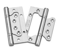 bisagras Bisagras de puerta acero inoxidable 304, herrajes for muebles ranurados silenciosos, gruesos, 4/5 pulgadas, 2 uds(A 4 inch 2PCS)