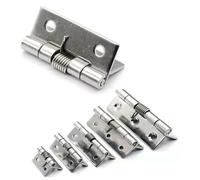 Bisagras Bisagras de resorte de cierre automático, bisagra de puerta de resorte de acero inoxidable, Hardware de 1/1, 5/2/2, 5/3/4 pulgadas, 2 uds.(1.5 Inch 2pcs)