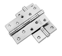 Bisagras Bisagras for puerta de armario 4" y 5 pulgadas, 2 unidades, acero inoxidable 304, for muebles gruesos, plegables, for el hogar(5 inch 2 Pcs)