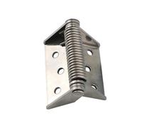 Bisagras Con Muelle Bisagra de acero inoxidable con resorte de retorno y cierre automático for cargas grandes Bisagras De Resorte Autoapertura(83mm StainlessSteel)
