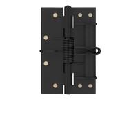 Bisagras con resorte de apertura automática, Bisagra de resorte de cierre automático, posicionamiento de 4 pulgadas, multifunción, desmontable, multicolor de madera(Black)
