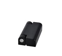 Bisagras de acero inoxidable for muebles de cocina, dos bases ajustables, bisagra recta con freno, 1 unidad(Black)