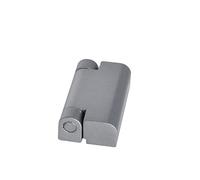 Bisagras de acero inoxidable for muebles de cocina, dos bases ajustables, bisagra recta con freno, 1 unidad(Matte)
