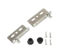 Bisagras de acero para puertas, Bisagras de puerta pivotantes ocultas con rodamiento bolas acero inoxidable y hierro (2 unidades, multicolor) for muebles(Silver)